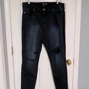Good American Good Legs Distressed Skinny Jeans